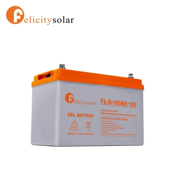 12 VOLT 100AH DEEP CYCLE GEL SOLAR BATTERY