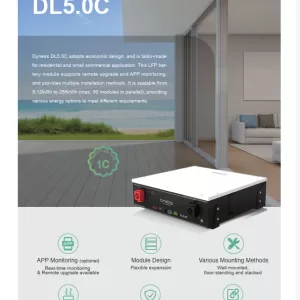 Dyness 48V 5KWh Lithium Battery Main