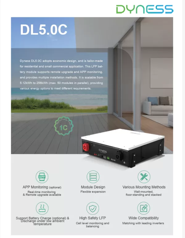 Dyness 48V 5KWh Lithium Battery Main