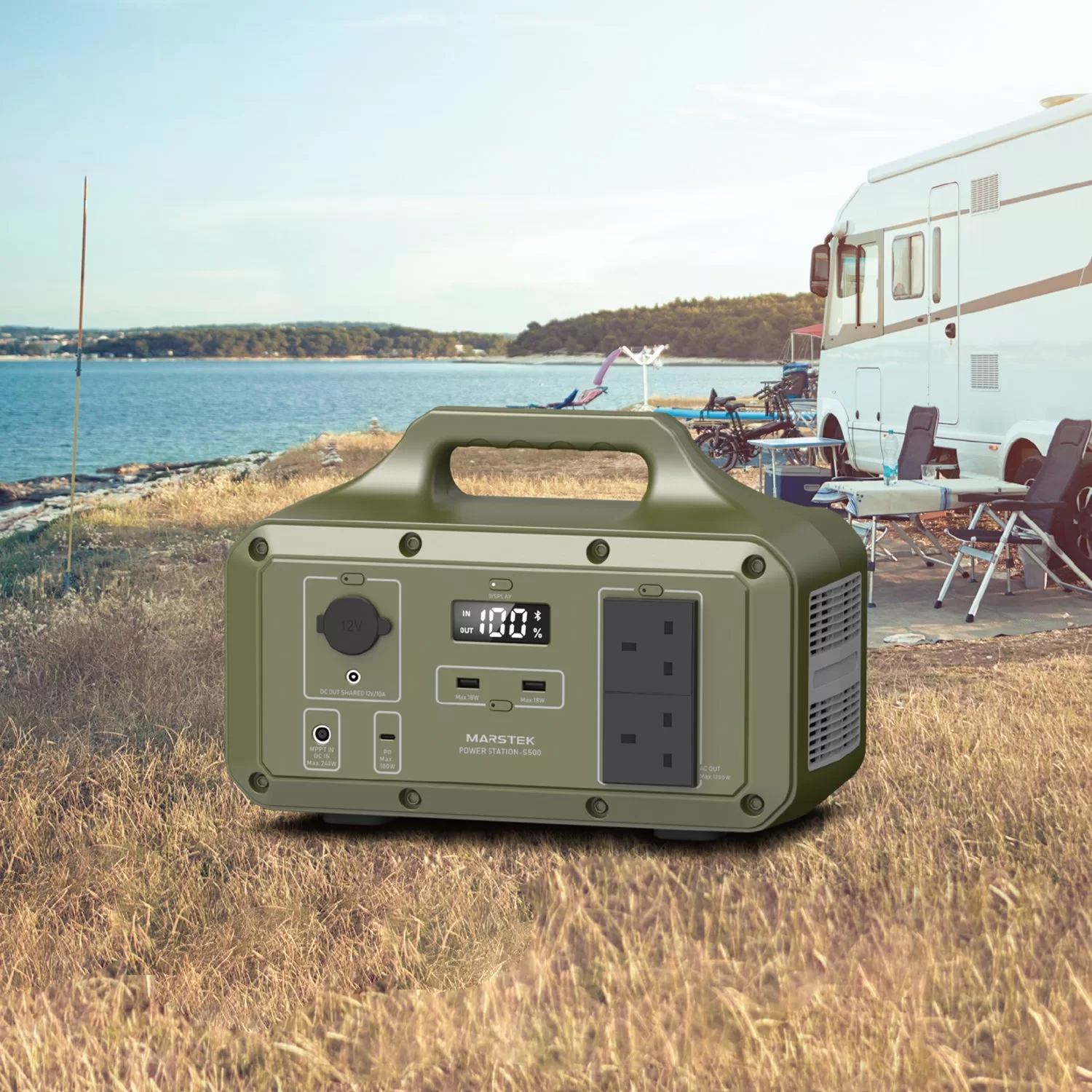 Marstek S500S Portable Power Station Camping