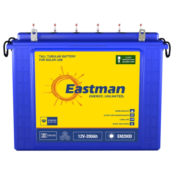 EASTMAN 12 VOLT 300AH DEEP CYCLE TUBULAR SOLAR BATTERY Main