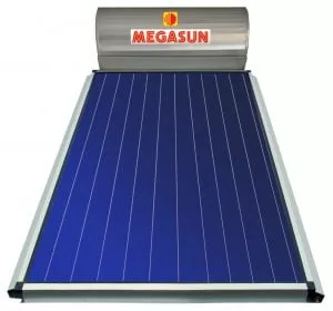 Megasun 200 litres indirect flat plate pressurized solar water heate rmain