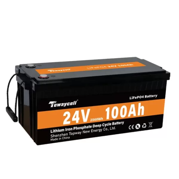 TEWAYCELL 24VOLT 100AH LITHIUM BATTERY LIFEPO4 MAIN