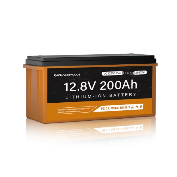 VESTWOODS 12VOLT 200AH LITHIUM BATTERY LIFEPO4 VC200plus